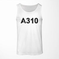 Thumbnail for A310 Flat Text Designed Tank Tops