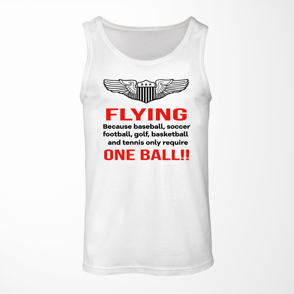 Flying One Ball Designed Tank Tops