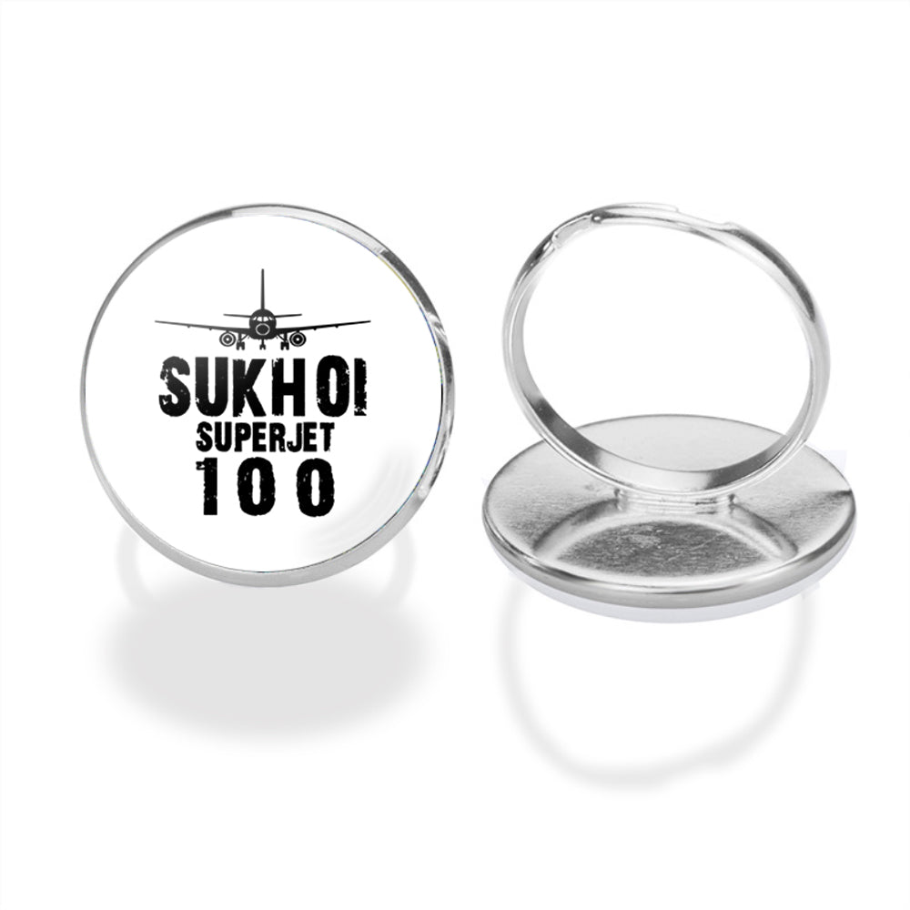 Sukhoi Superjet 100 & Plane Designed Rings