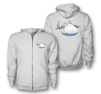 Thumbnail for Antonov 225 (3) Designed Zipped Hoodies
