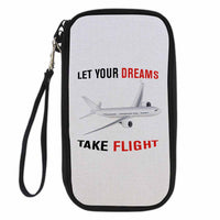 Thumbnail for Let Your Dreams Take Flight Designed Travel Cases & Wallets