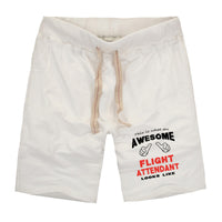 Thumbnail for Flight Attendant Designed Cotton Shorts