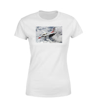 Thumbnail for US Air Force Show Fighting Falcon F16 Designed Women T-Shirts