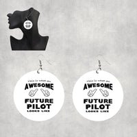 Thumbnail for Future Pilot Designed Wooden Drop Earrings