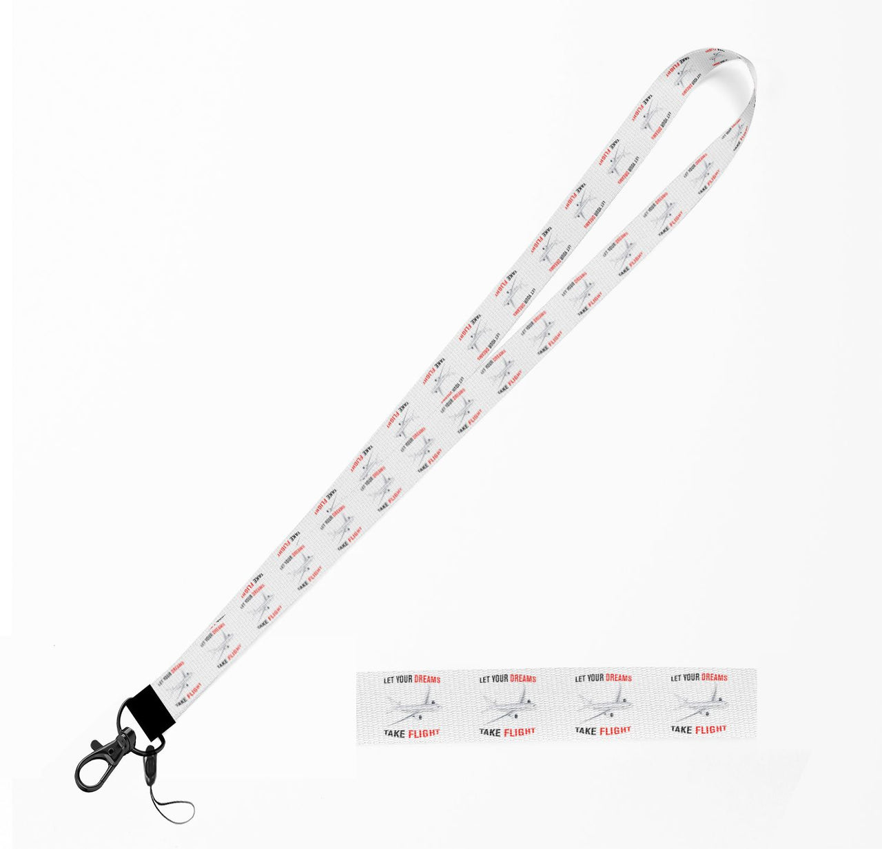 Let Your Dreams Take Flight Designed Lanyard & ID Holders