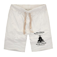 Thumbnail for One Mile of Runway Will Take you Anywhere Designed Cotton Shorts