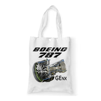 Thumbnail for Boeing 787 & GENX Engine Designed Tote Bags