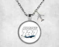 Thumbnail for Super Boeing 737+Text Designed Necklaces