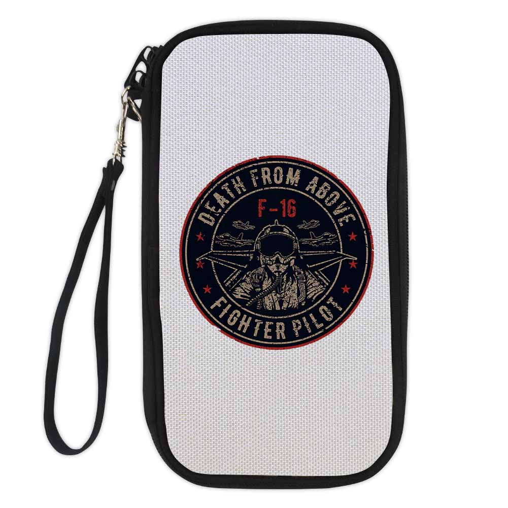 Fighting Falcon F16 - Death From Above Designed Travel Cases & Wallets