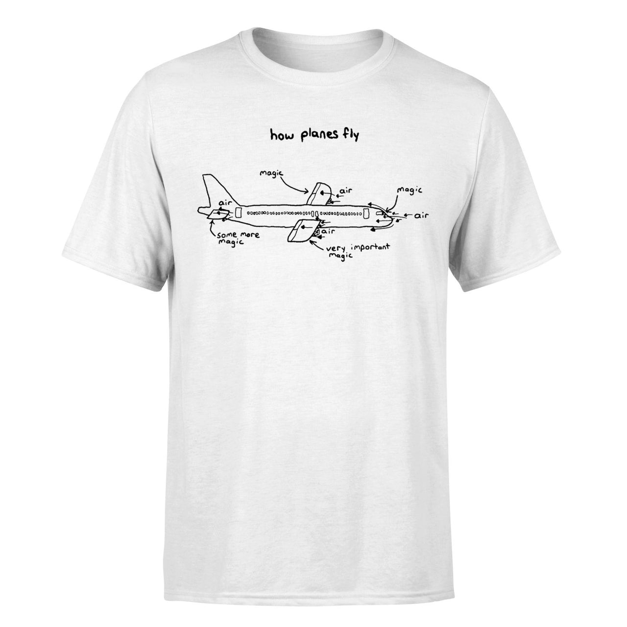 How Planes Fly Designed T-Shirts