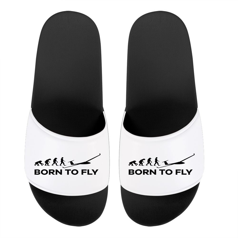 Born To Fly Glider Designed Sport Slippers