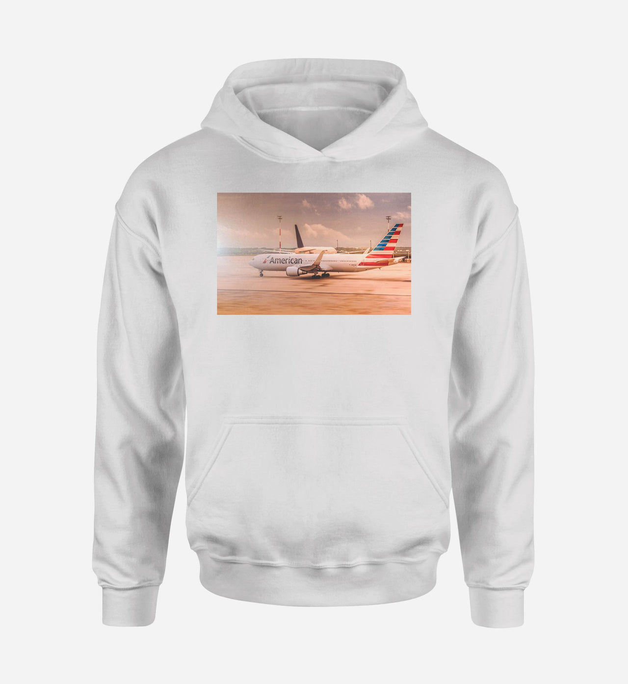 American Airlines Boeing 767 Designed Hoodies
