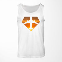 Thumbnail for Supermen of The Skies (Sunset) Designed Tank Tops