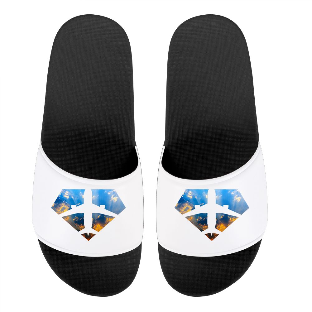 Supermen of The Skies (Sunrise) Designed Sport Slippers