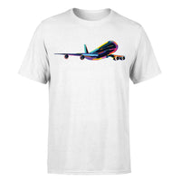 Thumbnail for Multicolor Airplane Designed T-Shirts