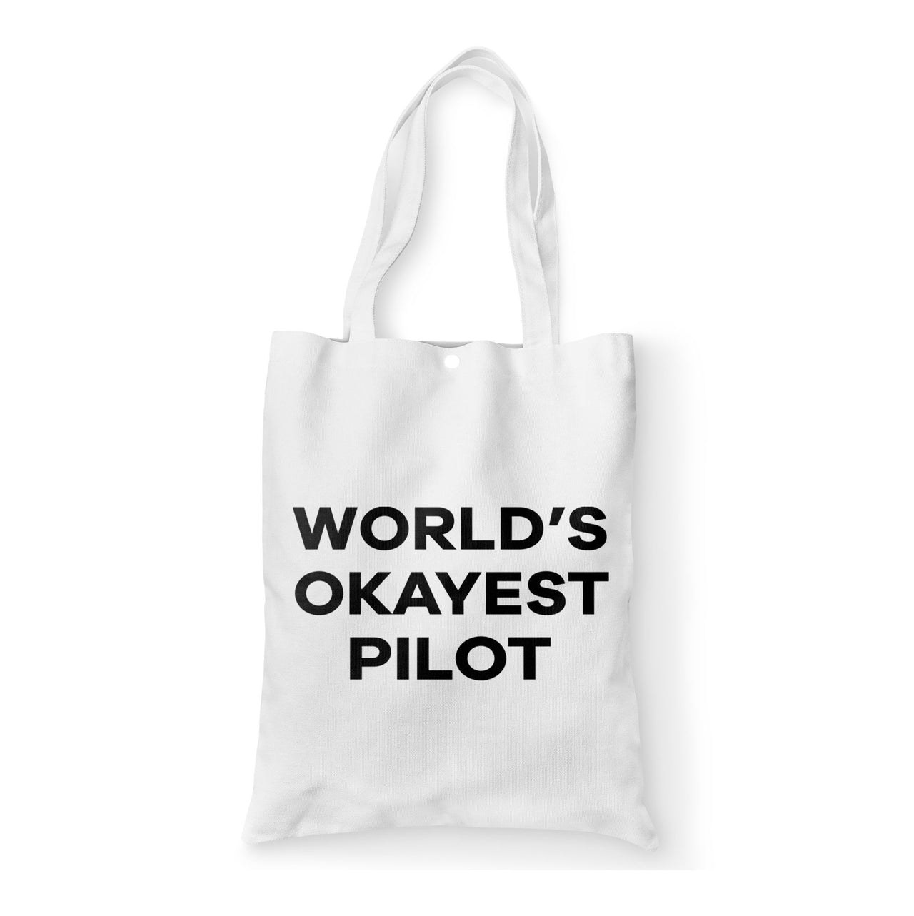 World's Okayest Pilot Designed Tote Bags