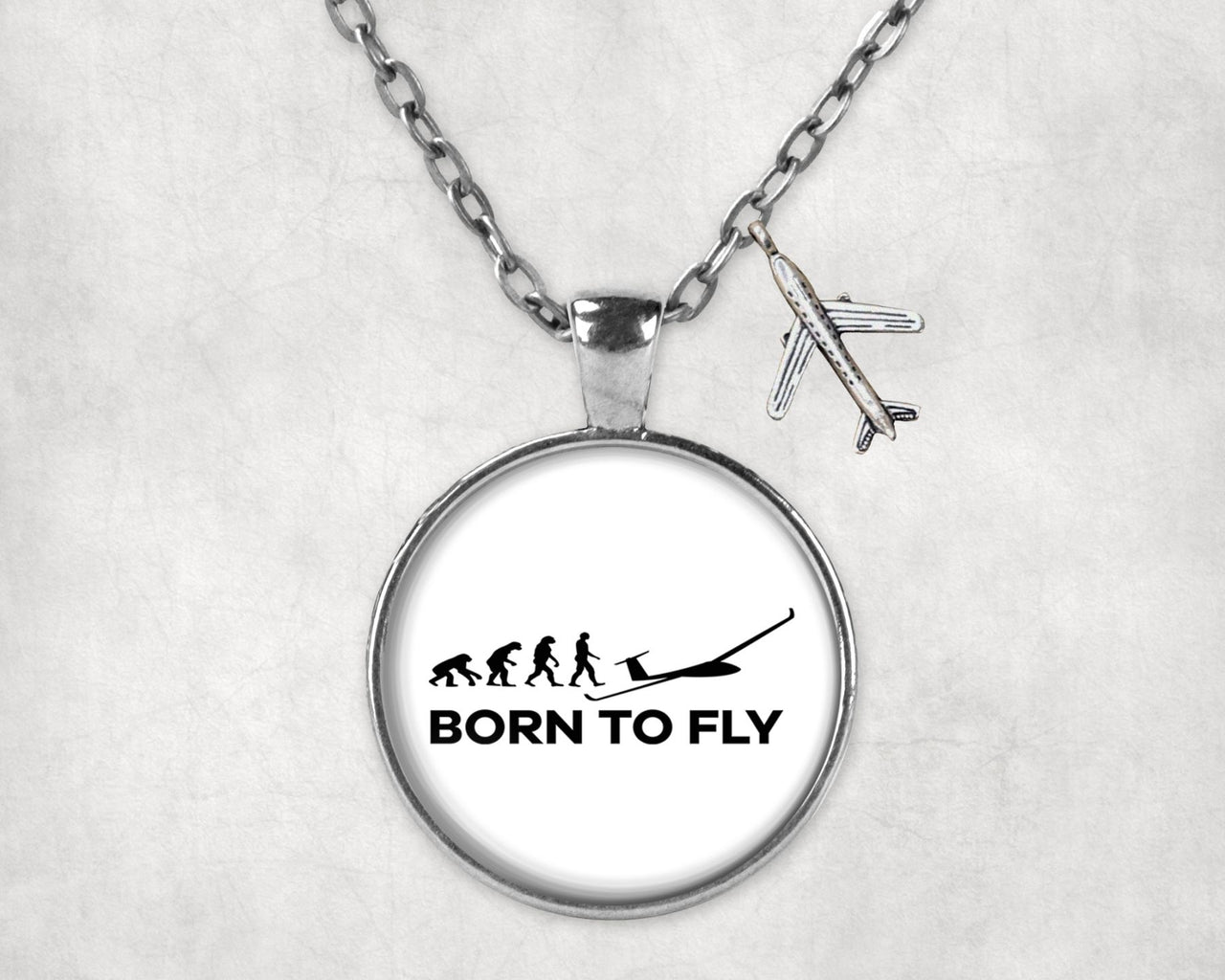 Born To Fly Glider Designed Necklaces