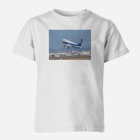 Thumbnail for Departing ANA's Boeing 767 Designed Children T-Shirts