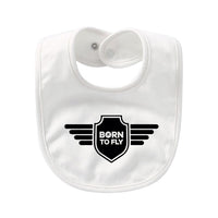 Thumbnail for Born To Fly & Badge Designed Baby Saliva & Feeding Towels