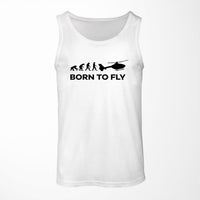 Thumbnail for Born To Fly Helicopter Designed Tank Tops