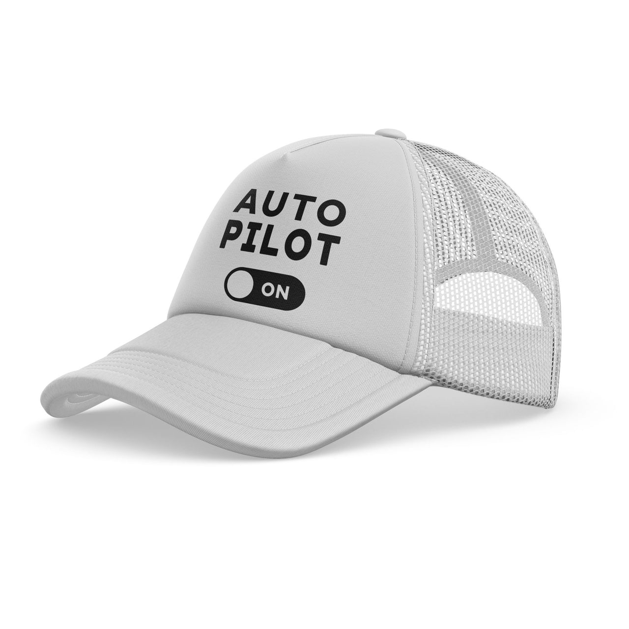 Auto Pilot ON Designed Trucker Caps & Hats