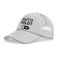 Thumbnail for Auto Pilot ON Designed Trucker Caps & Hats