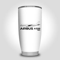 Thumbnail for The Airbus A320Neo Designed Tumbler Travel Mugs