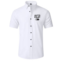 Thumbnail for Auto Pilot Off Designed Short Sleeve Shirts