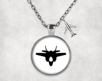 Thumbnail for Fighter Jet 35 Silhouette Designed Necklaces