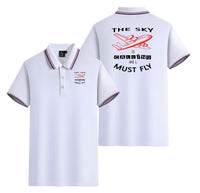 Thumbnail for The Sky is Calling and I Must Fly Designed Stylish Polo T-Shirts (Double-Side)