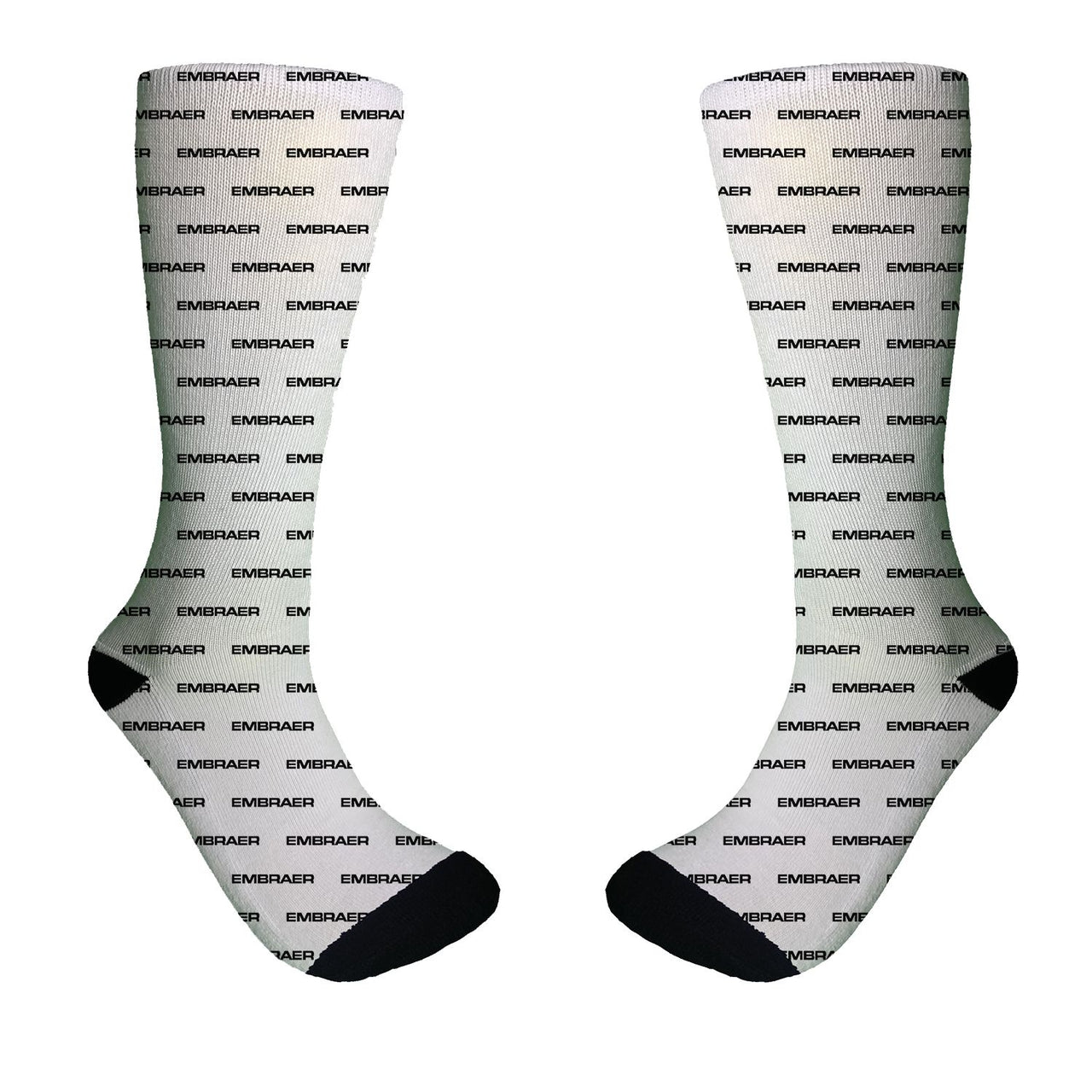Embraer & Text Designed Socks