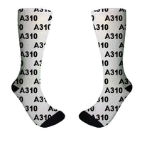 Thumbnail for A310 Flat Text Designed Socks