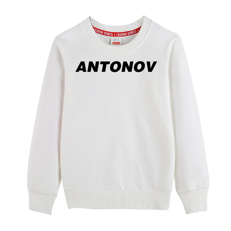 Antonov & Text Designed "CHILDREN" Sweatshirts