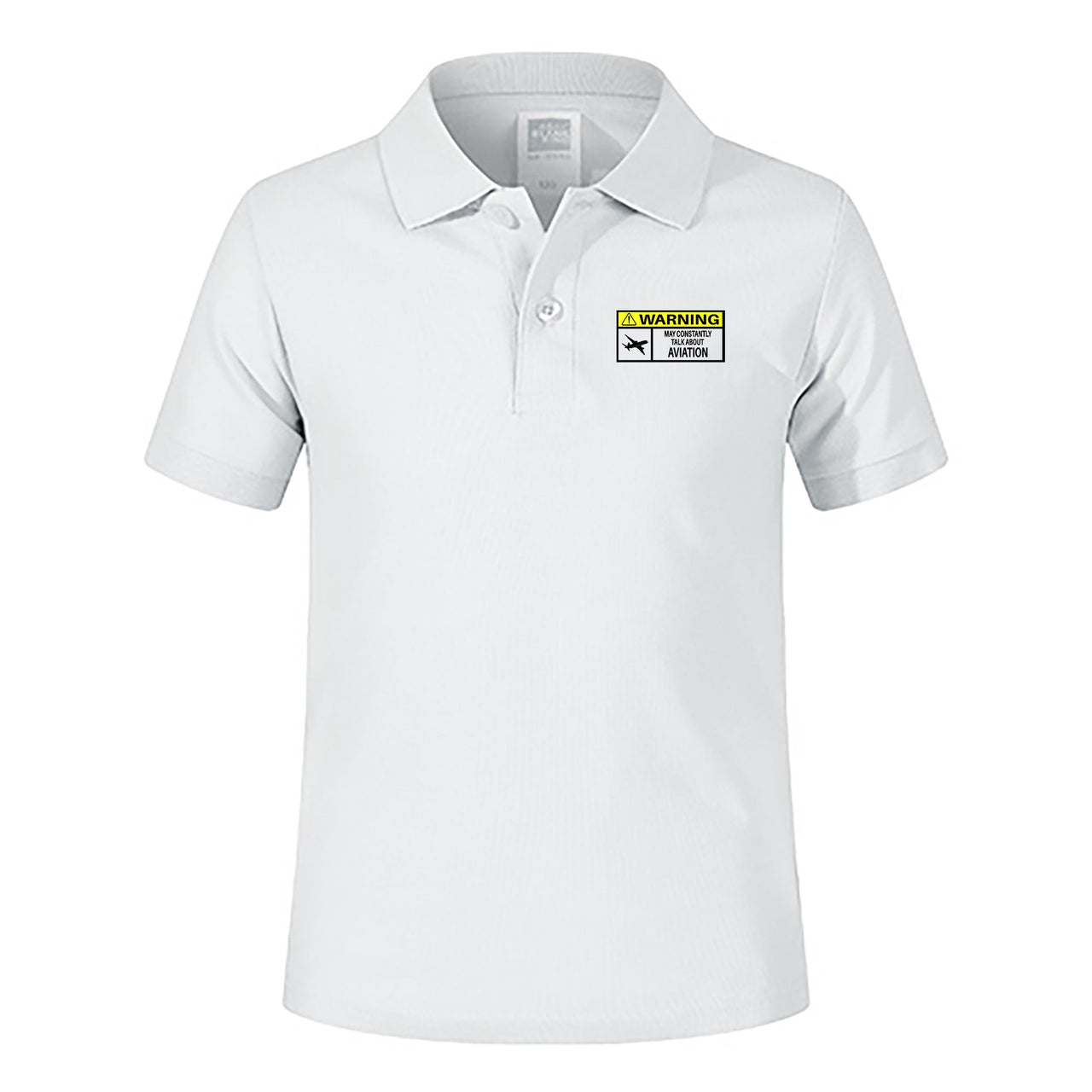Warning May Constantly Talk About Aviation Designed Children Polo T-Shirts