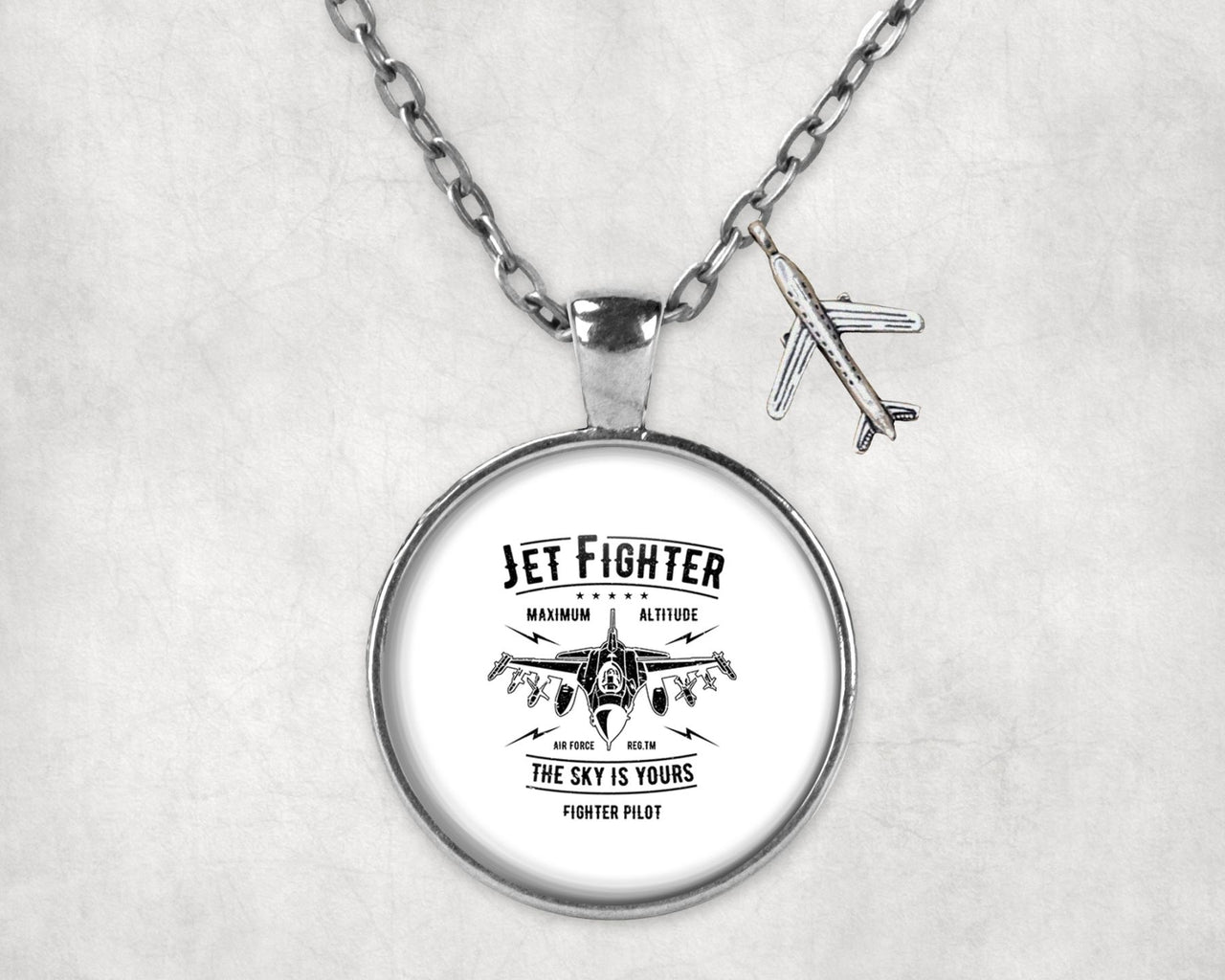 Jet Fighter - The Sky is Yours Designed Necklaces