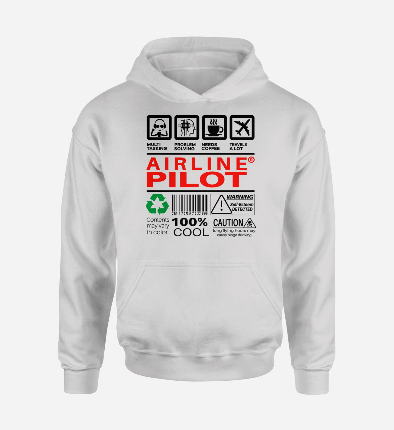 Airline Pilot Label Designed Hoodies