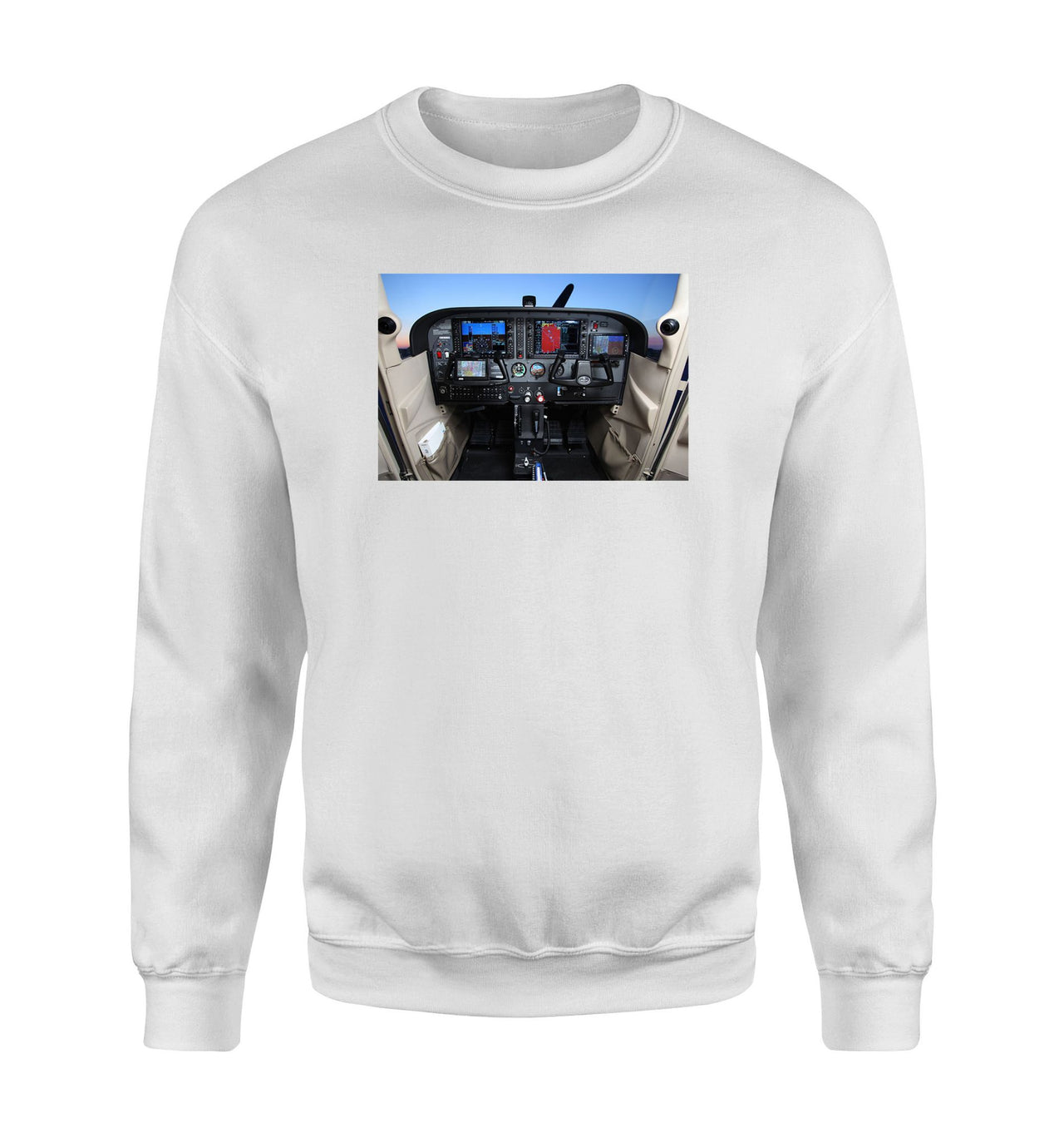 Cessna 172 Cockpit Designed Sweatshirts
