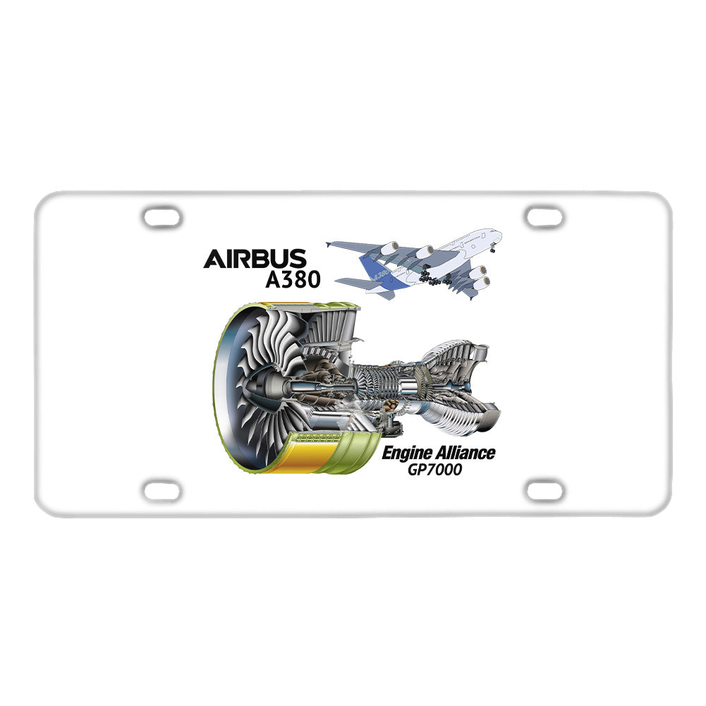 Airbus A380 & GP7000 Engine Designed Metal (License) Plates