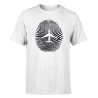 Thumbnail for Aviation Finger Print Designed T-Shirts