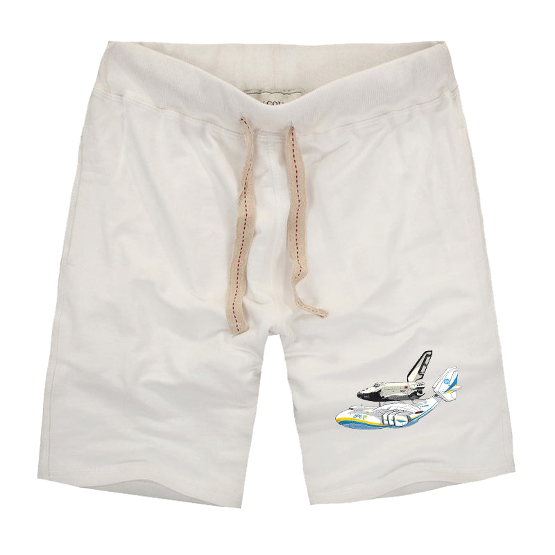 Antonov An-225 & Buran Designed Cotton Shorts