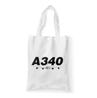 Thumbnail for Super Airbus A340 Designed Tote Bags