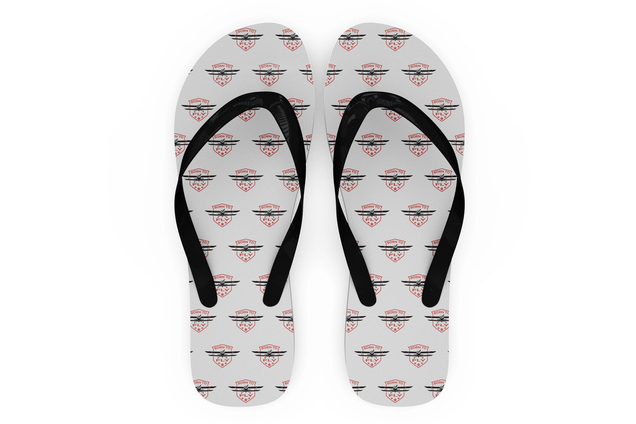 Super Born To Fly Designed Slippers (Flip Flops)