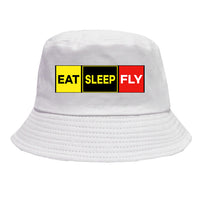 Thumbnail for Eat Sleep Fly (Colourful) Designed Summer & Stylish Hats