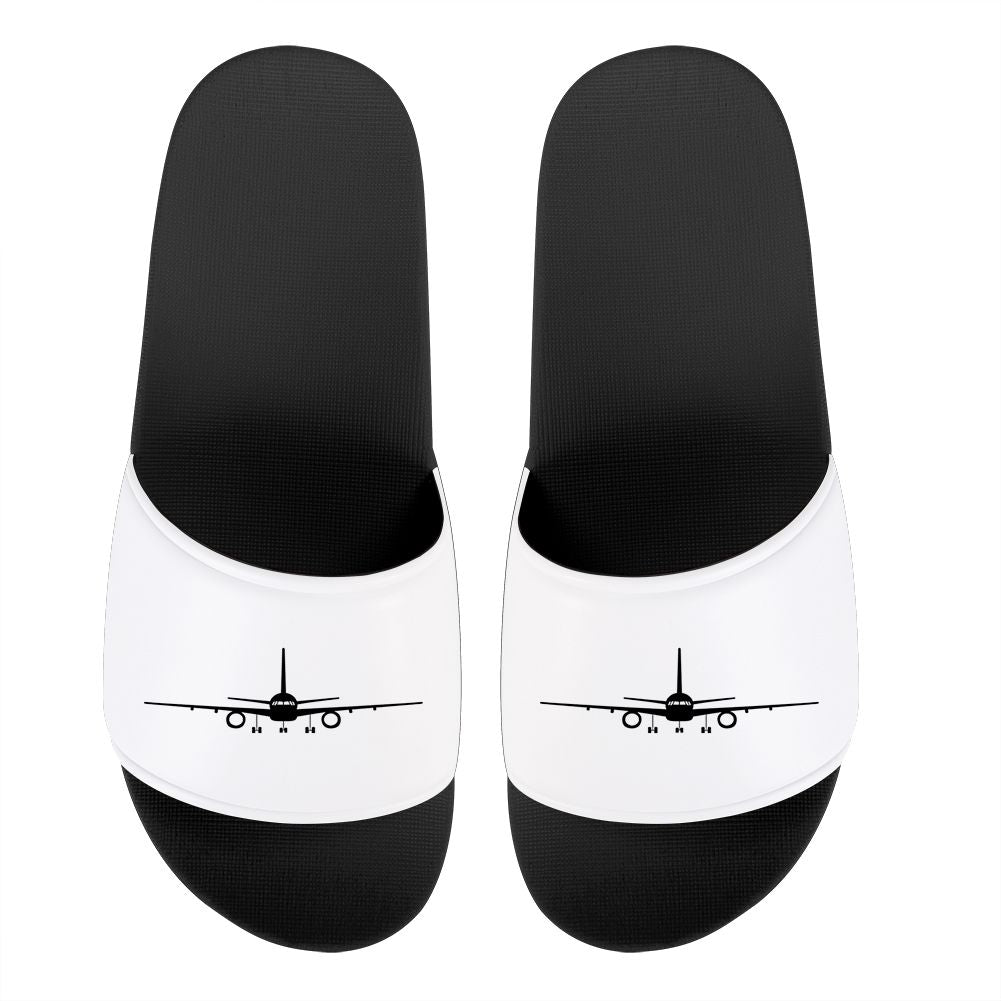 Boeing 757 Silhouette Designed Sport Slippers