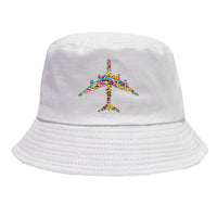 Thumbnail for Colourful Airplane Designed Summer & Stylish Hats