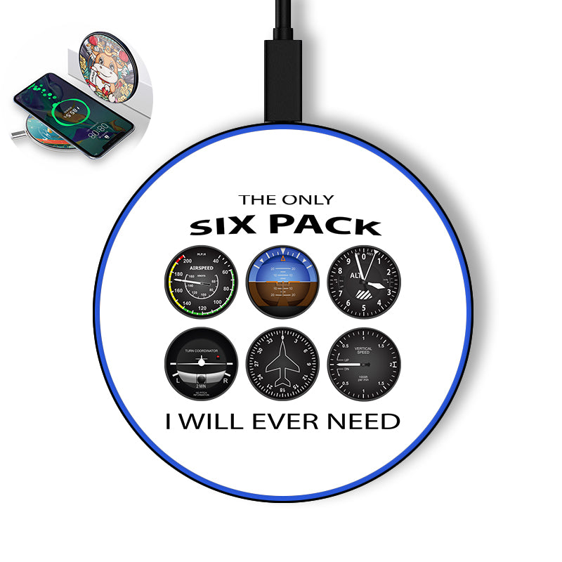 The Only Six Pack I Will Ever Need Designed Wireless Chargers