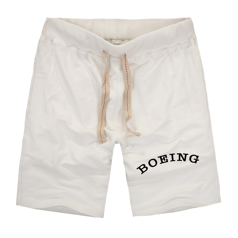 Special BOEING Text Designed Cotton Shorts