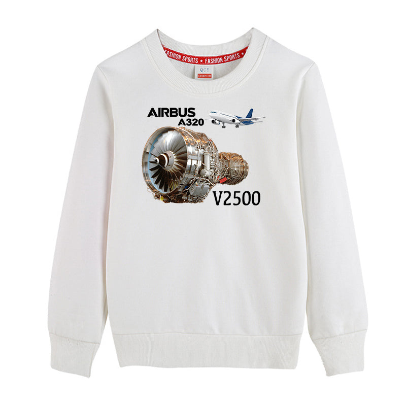 Airbus A320 & V2500 Engine Designed "CHILDREN" Sweatshirts