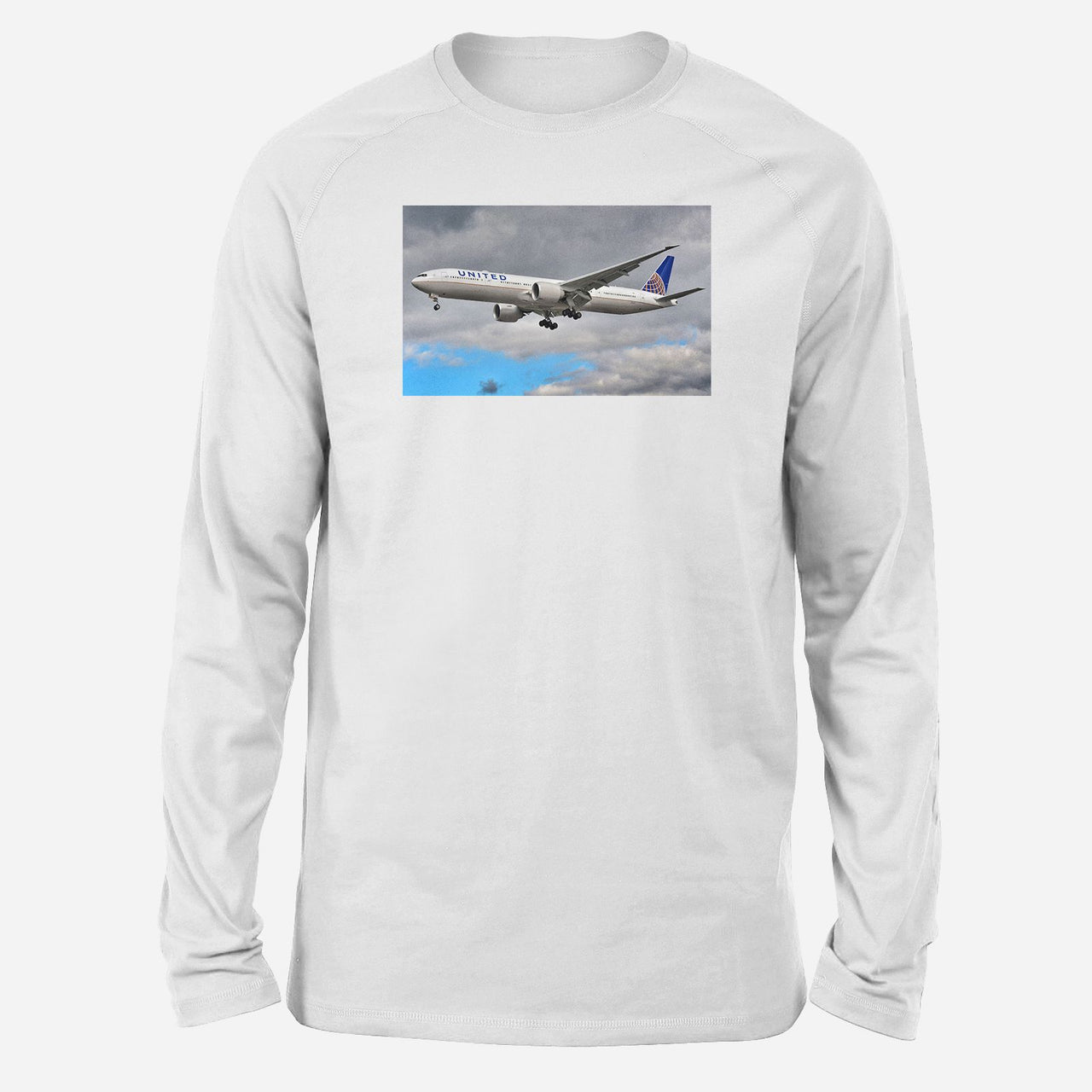 United Airways Boeing 777 Designed Long-Sleeve T-Shirts