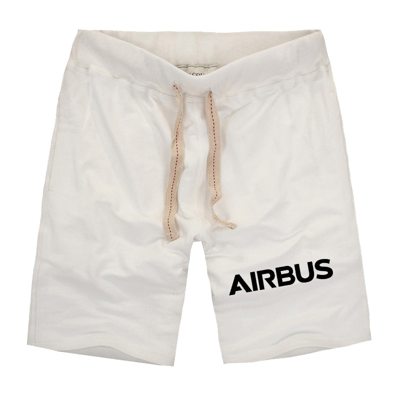 Airbus & Text Designed Cotton Shorts